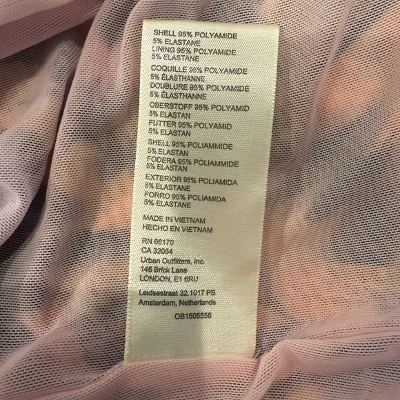 Free People Avenue Ribbon Tank Top Pink Combo Size Medium M NEW Y2K - Picture 12 of 12